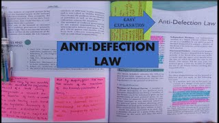 52 amendment act 1985, anti-defection law (10 schedule) // M LAXMIKANT POLITY// EASY EXPLANATION