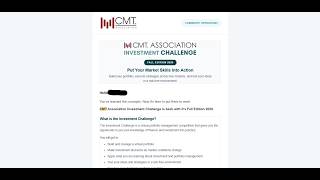 Swing Trade Review - CMT Association Investment Challenge Fall 2026