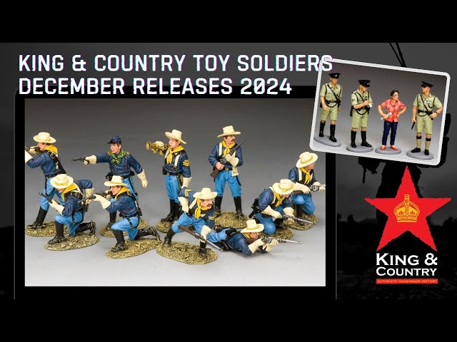 KING & COUNTRY'S メタル製フィギュア　スケール1:30　11隊 King & Country Toy Soldiers December's Releases - 2024 - YouTube