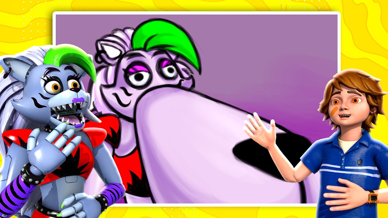 Try Not to Laugh FNAF TIKTOKS Challenge with Roxanne Wolf and Gregory