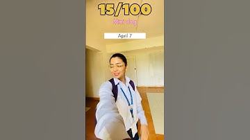 15/100|mini vlog|college days| #ytshorts #collegelife #minivlog #100dayschallenge #shorts