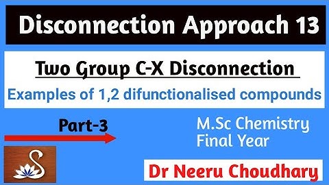 Two Group C-X Disconnection||1,2-difunctionalised compounds