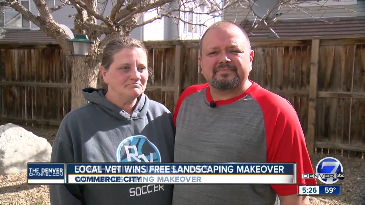 Vet gets landscaping surprise