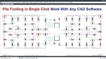 Auto Generate Pile Footing in Single Click As Per Design