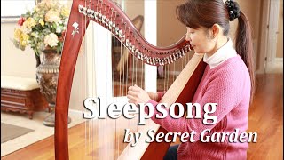 Sleepsong by Secret Garden (Harp Cover 432hz) + Sheet Music Resimi