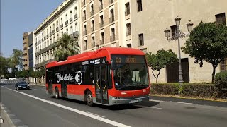 Circulación Autobuses Emt Valencia En El Área De Plaza Tetuan - Valencia Agosto 2021