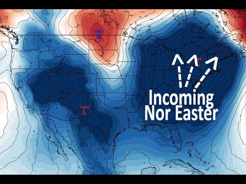 A Big Storm System Is Coming Towards The East Coast - YouTube