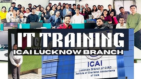 ICAI IT Training Vlog | IT OC Vlog | ICAI Lucknow Branch | Presentation, Game | Vlog 5