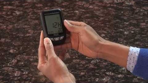 GLUCOCARD Expression: Meter Set Up