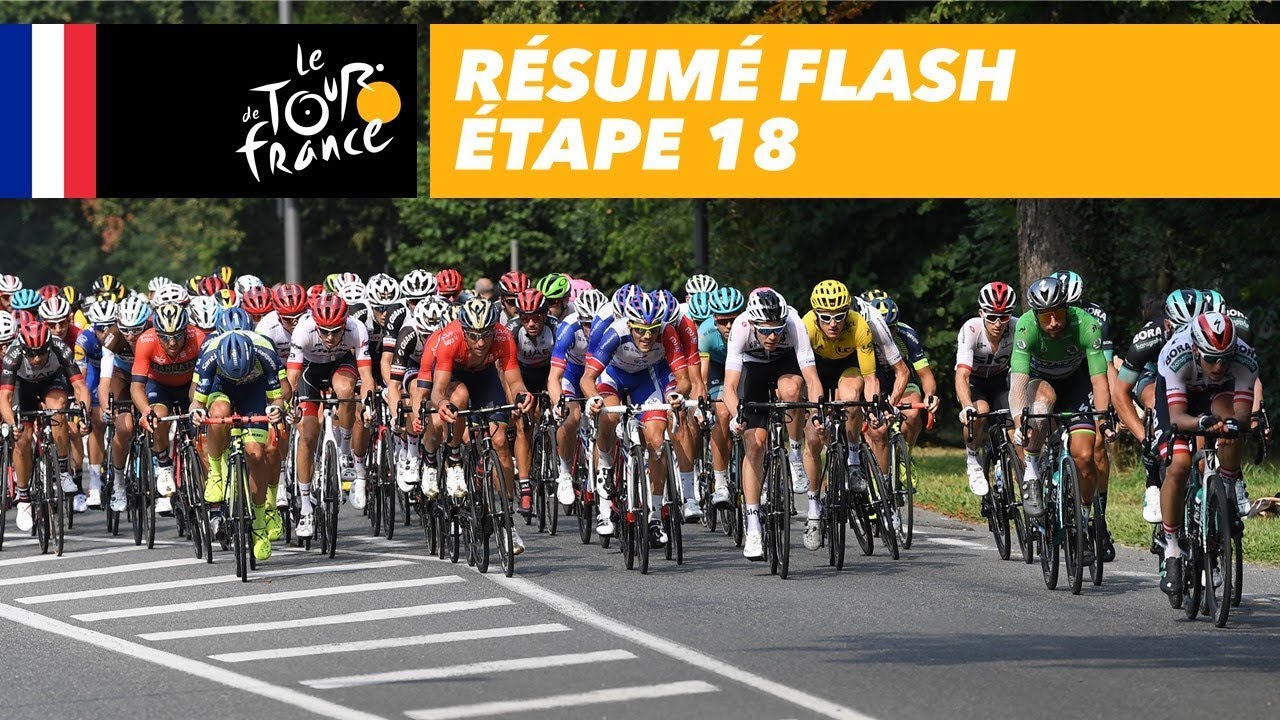 Résumé Flash - Étape 18 - Tour de France 2018 ventoux vin