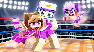 ¡Tener una familia de la WWE en Minecraft!
