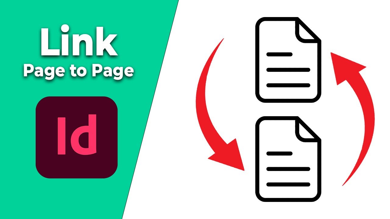 how to link pages to pages in the same document in Adobe InDesign - YouTube