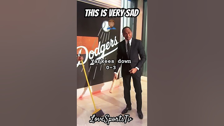 The Yankees are on the verge of getting swept in the World Series.
