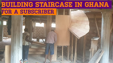 CONSTRUCTION OF STAIRCASE |Building in Ghana | Building a house in Ghana Africa |How to Build Africa