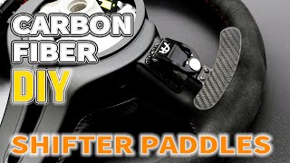 How to Upgrade your Steering Wheel like a GT Race Car with Carbon Fiber Magnetic Paddle Shifter[DIY]