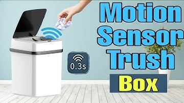 Smart Trash Box Touch Free Dustbin | Electric Motion Sensor Trush Can Unboxing