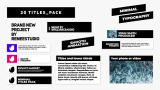 Premiere Pro Templates: Titles And Lower Thirds