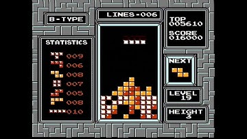 Tetris (NES) - B-Type 19-3 Clear