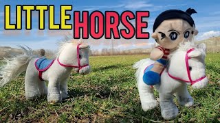 How beautiful the little horse became after washing, did it become beautiful? asmr asmr