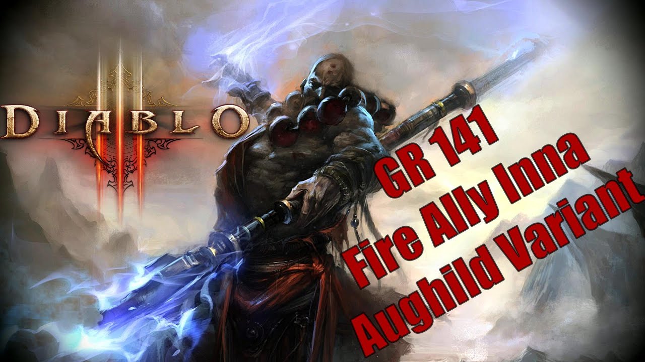 Diablo 3 Season 24 - Fire Ally Inna Monk GR 141 (1750 para, solo-play only)