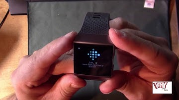 fitbit ionic unboxing and setup