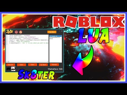 Awesome Roblox Exploit Sk8r Full Lua Executor Level 7 With Loadstrings And Scripts Youtube - new roblox exploitskylauncher executor level 7 full lua gui and more