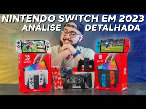 Nintendo Switch OLED - Vale a pena em 2023? Análise Completa! O Melhor Console para Família!