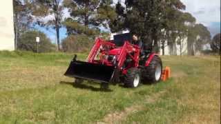 50hp TYM tractor with 2.2m flail mower