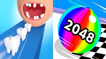 Smile Rush VS Ball Run 2048 - All Level Gameplay Android iOS #1