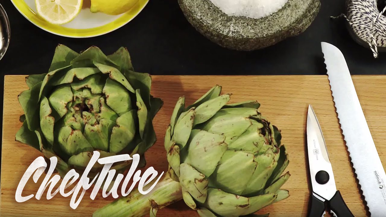 How to prepare artichoke bases YouTube