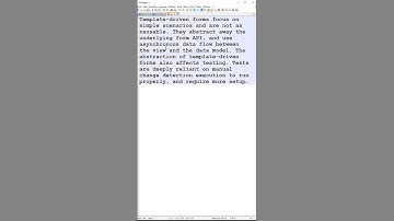 Scalability of the Template Driven Forms in Angular 18