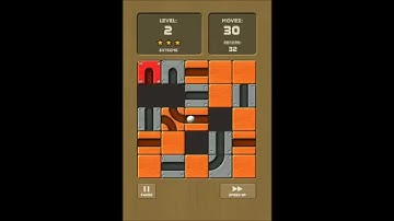 Unroll me Extreme Level 2 walkthrough 3 Stars Complete