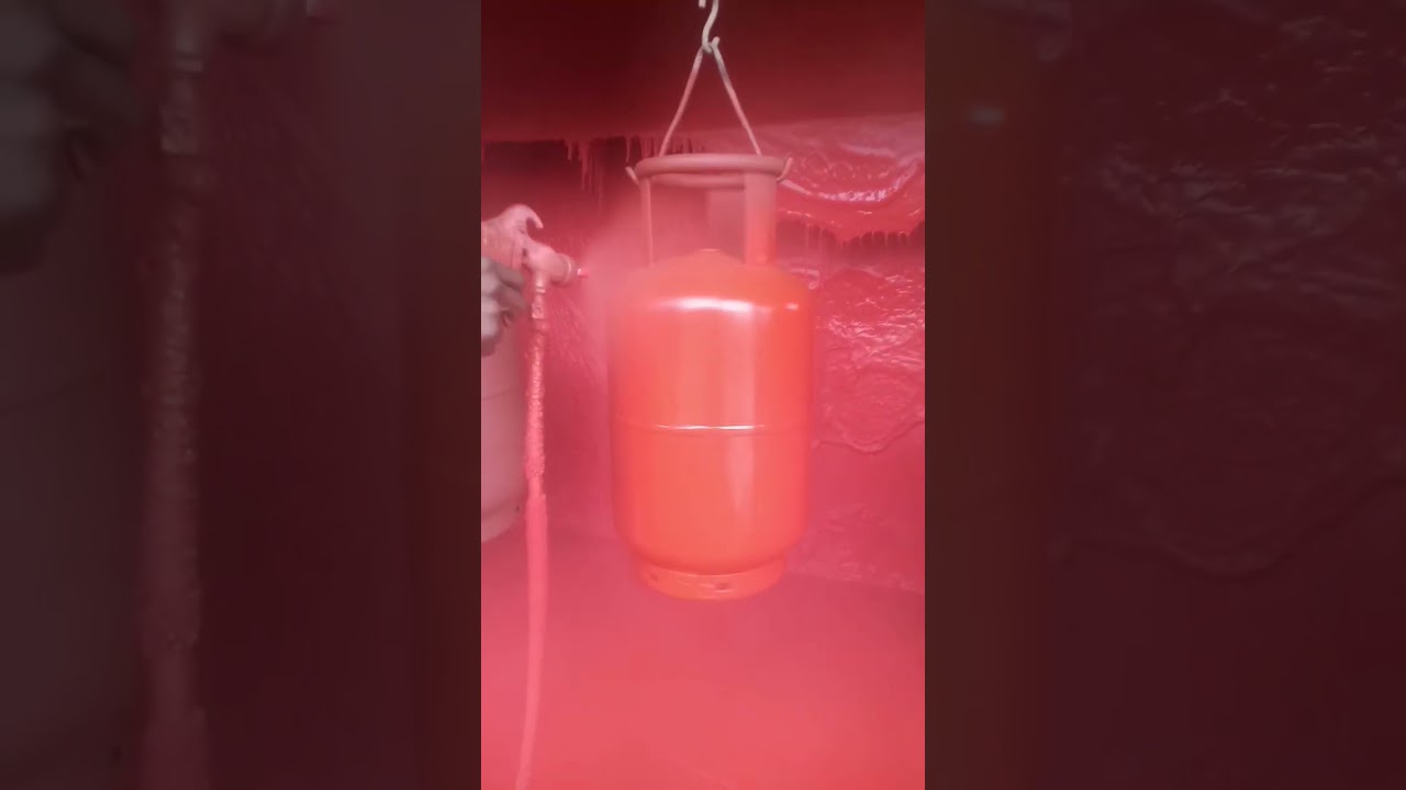 red painting videos ! lpg cylinder 15 kg 