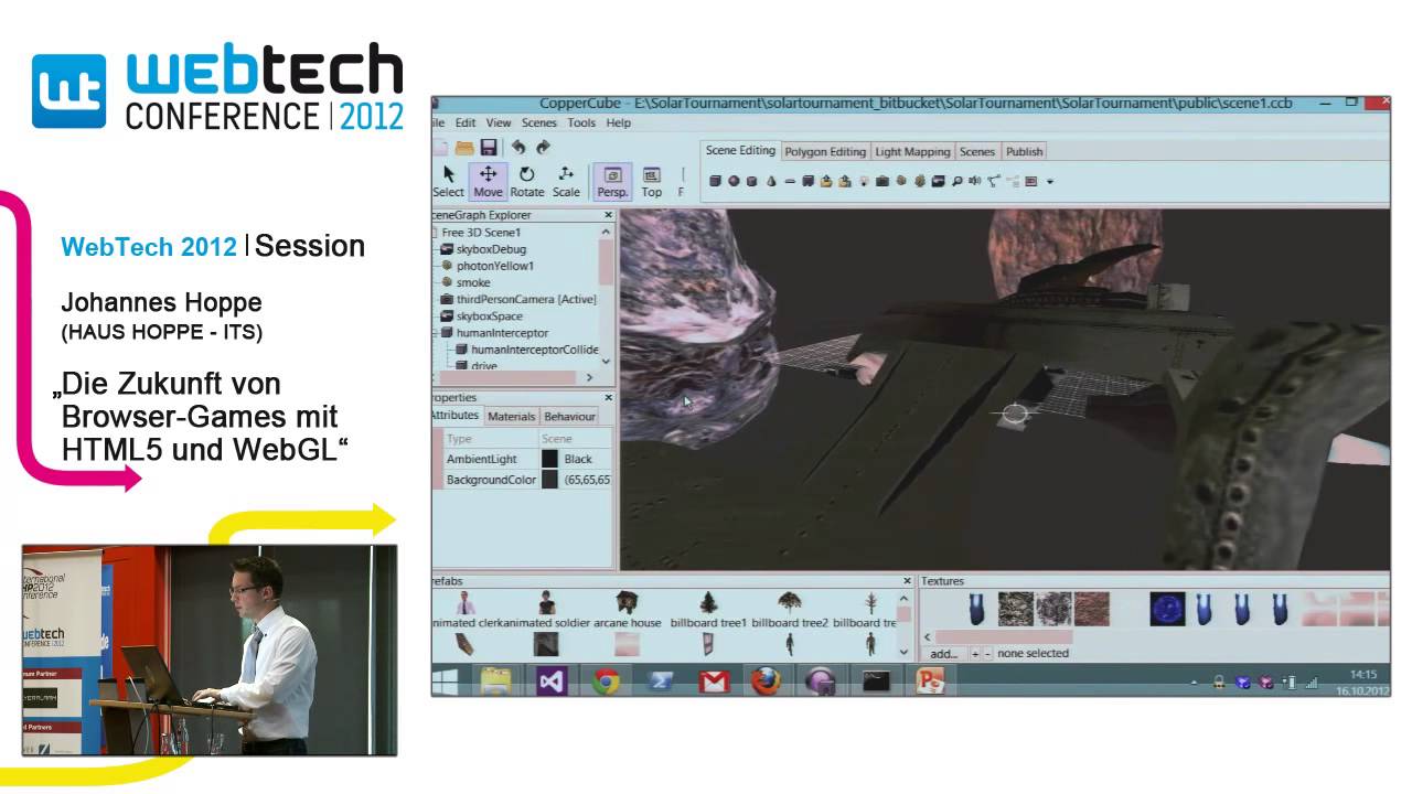 Die Zukunft von Browser-Games mit HTML5 und WebGL - Johannes Hoppe | WTC/IPC12