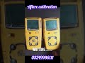 how  to calibrate. bw honeywell microclip xl xt x3  before calibration and  aftere calibration
