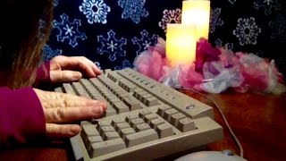 Angela Bright 60 Minutes Typing Sounds, Keyboard, Mouse  evening  relaxation ASMR screenshot 4
