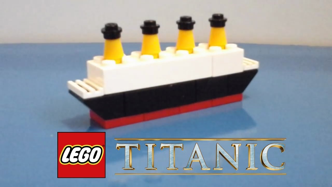 How To Build a Mini LEGO Titanic/Olympic - | Lego titanic, Lego crafts, lego