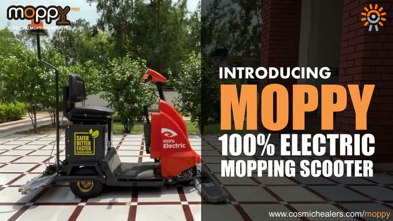 MOPPY PRO Smart Mopping Scooter YouTube