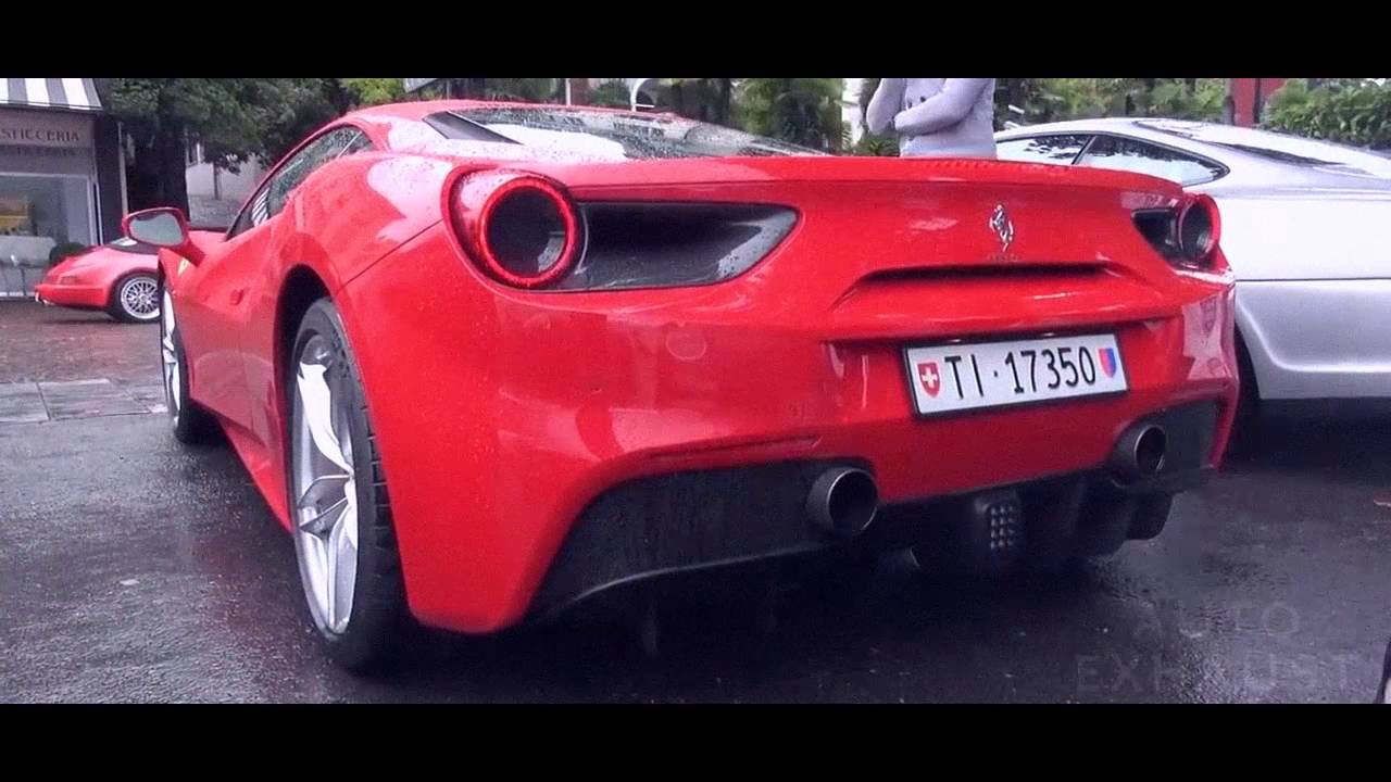 Ferrari 488 GTB Twin-Turbo V8 2016 - EXHAUST ...