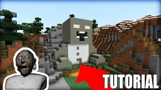 Minecraft: How To Make a Granny Horror Hidden Base Granny Horror In Minecraft