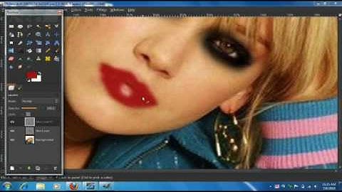 Hilary Duff Vampira Makeover  GIMP