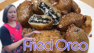 FRIED OREO { easy recipe for yummy snack }