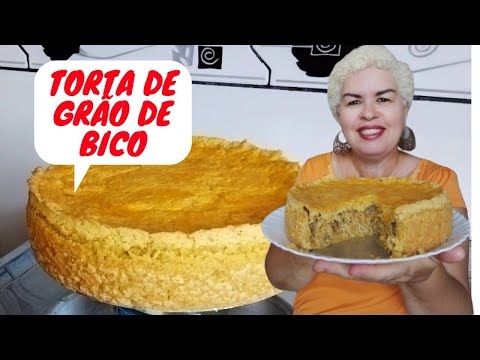 Como fazer torta de grão de bico de um jeito simples e fácil de fazer!!