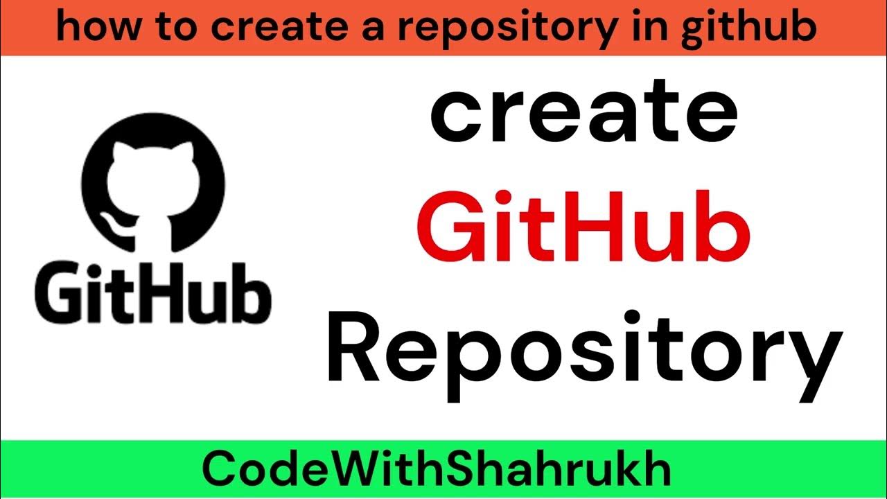 how to create a repository in github. - YouTube