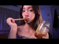 Asmr  honeycomb  sticky satisfying sounds