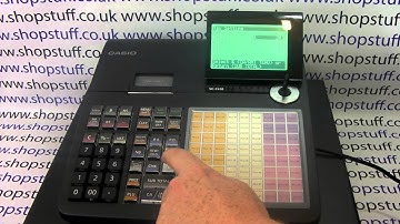 How To Program The Tax Rates On The Casio SE-C450 / SE-C3500 Cash Registers