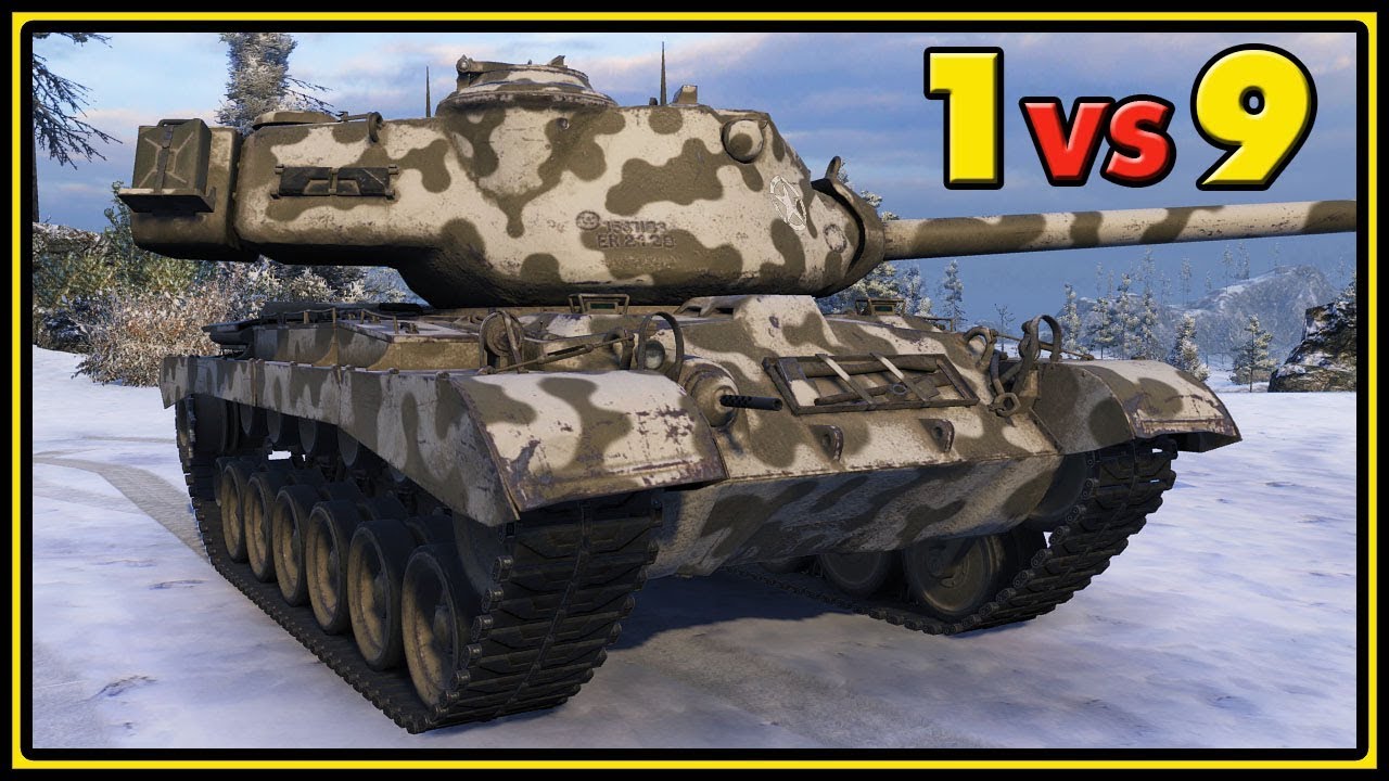 M46 Patton - 1 vs 9 - 12 Kills - World of Tanks Gameplay