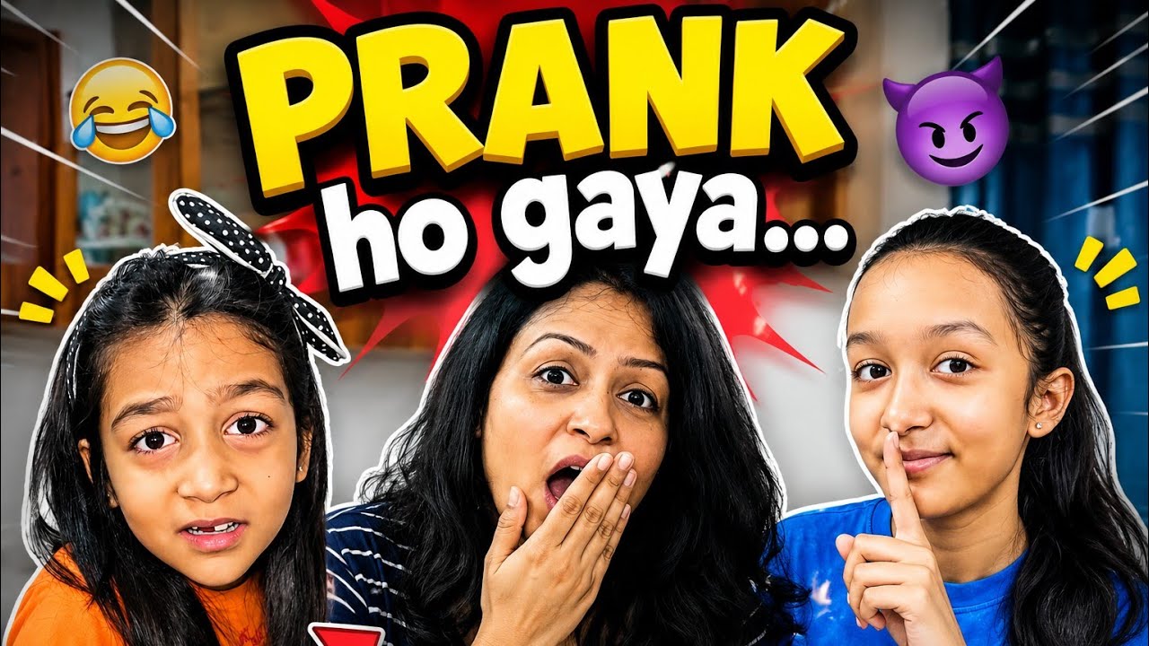 PRANK Ho Gaya 😜🤣 | Family Vlog | Challenge | Aayu and Vanu