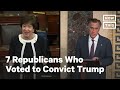 7 Republicans Voted to Convict Trump in Second Impeachment Trial