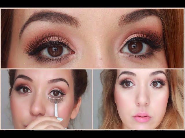 Falsche Wimpern Kleben Fur Anfanger Entfernen Aufbewahrung Youtube